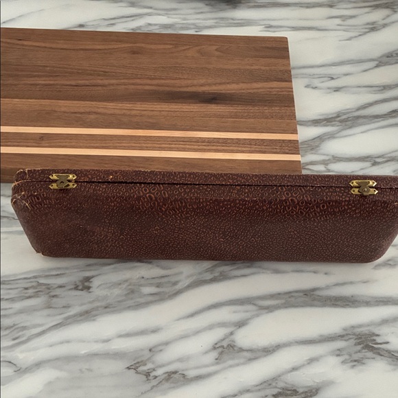 Vintage Cooper Bros & Sons Sheffield England Stag Antler Handle Carving Set; 3pc - Picture 12 of 15